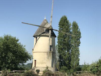 Moulin A Vent Le Champ Du Trail Βίλα Saint-Cyr-des-Gats Εξωτερικό φωτογραφία